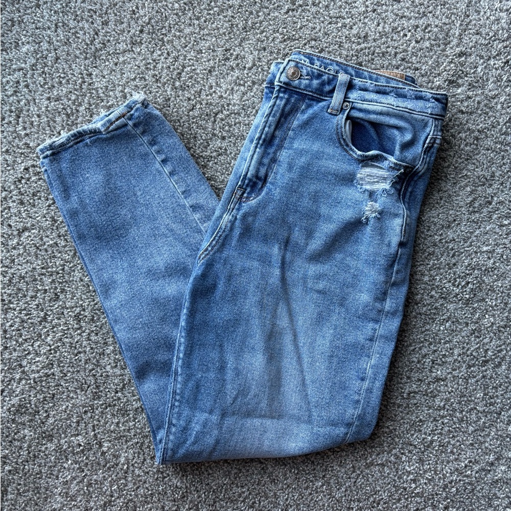 AE stretch Mom jeans